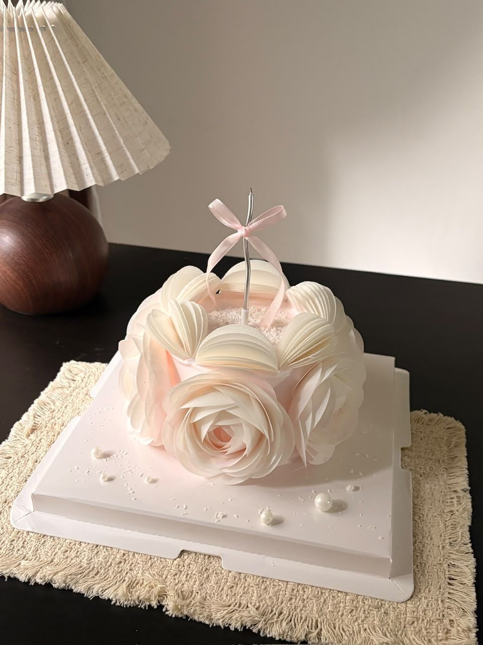 【Rose Hollow Rose Cake】🌹